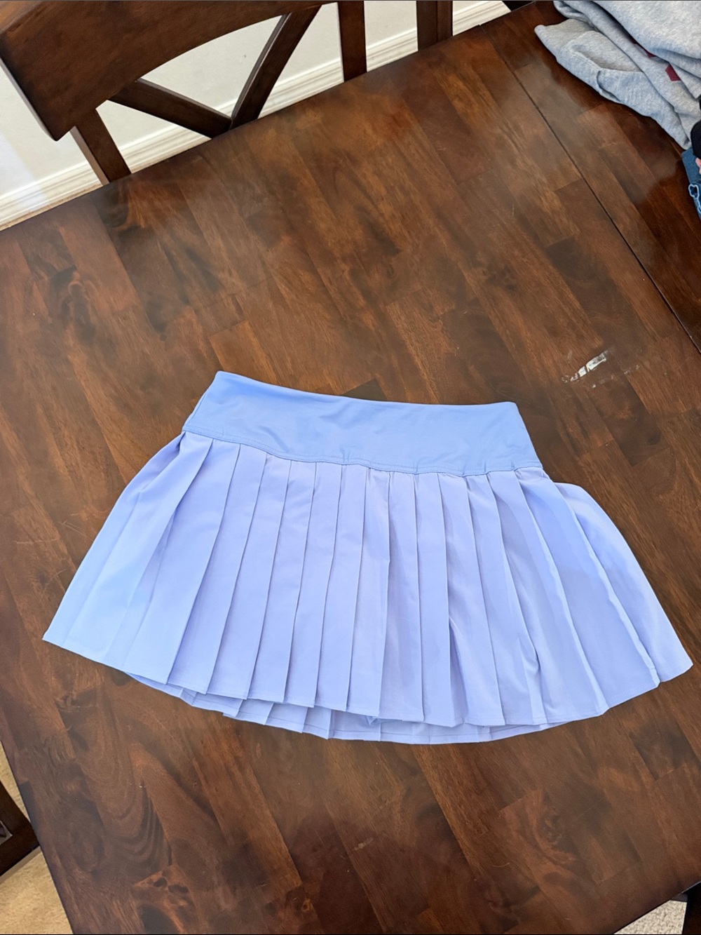 H&M Periwinkle Pleated Tennis Skirt